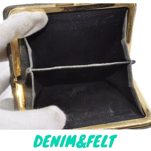 Valentino Brown Snake Pattern Clasp Bi-Fold Leather Wallet | RARE | PRELOVED🩶🐍 - Picture 7 of 9